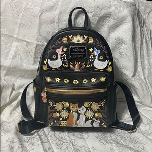 Disney Aristocats Embroidered Loungefly mini Backpack